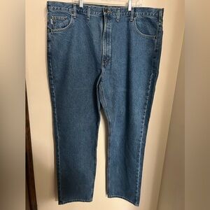 CARHARTT Workwear Traditional Fit Straight Leg Denim Jeans Men's Size 46x34